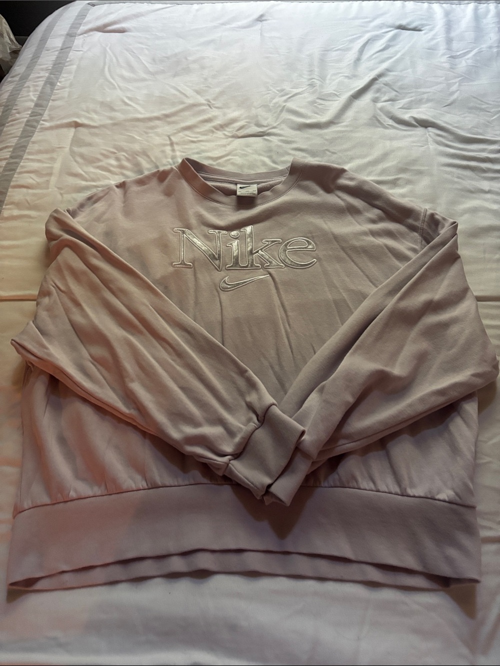 Nike Relaxed Crewneck Sweatshirt - Pale Pink